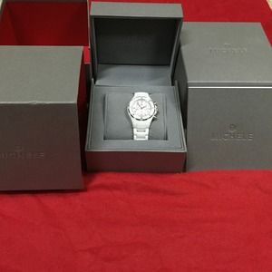 Michelle white ceramic watch