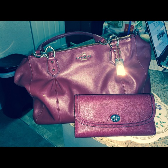 Coach purse and wallet (not Coach)