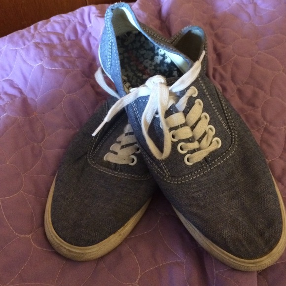 Blue sneakers