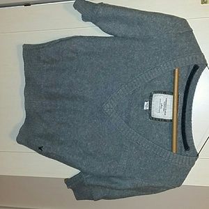 Cropped grey sweater