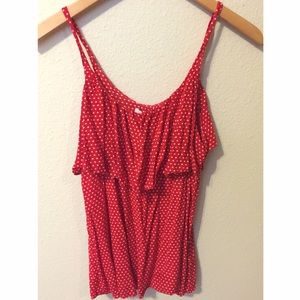 ♦️ SOLD IN BUNDLE ♦️Forever 21 red polka dot