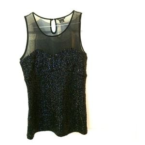 Black club Monaco party top- M. Price negotiable