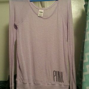 Pink thin sweatshirt