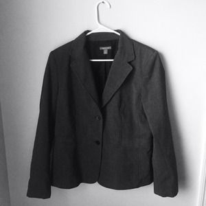 SALE Gray Button Down Blazer