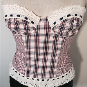 Cotton bustier