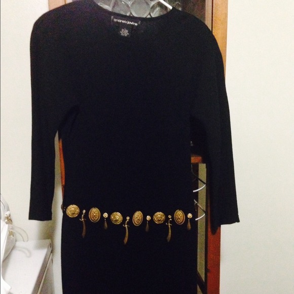 Andrea Jovine Black Midi Dress is a Fab Find