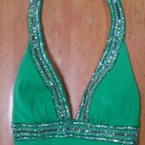 Faviana prom gown sequened