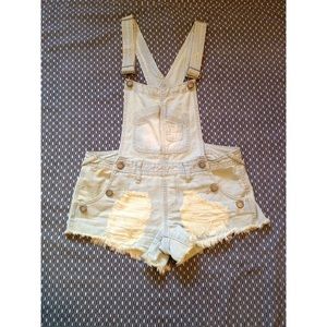 Jean Overall Shorts