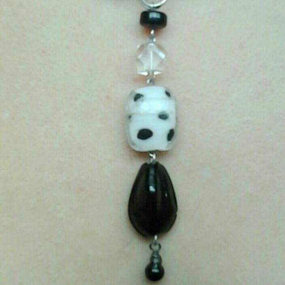 Uniquely Handcrafted, Dalmation Pendant Necklace - Picture 2 of 4