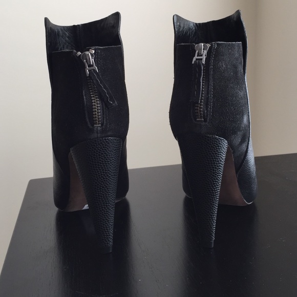 Sold - MaxAzria Black Booties - Picture 2 of 3