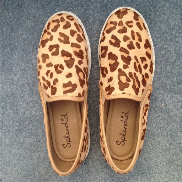 Brand new Splendid pony hair sneakers.