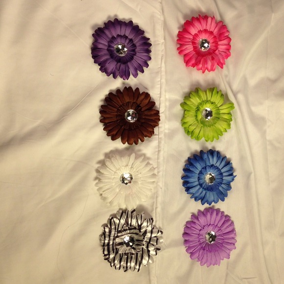 Assortment of hair flowers