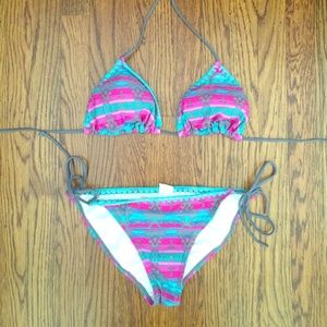 Billabong bikini top and bottom