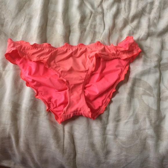 Victoria's Secret Coral scrunch bottoms