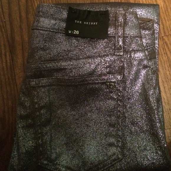 Joes jeans - glitter finish "the skinny" size 26