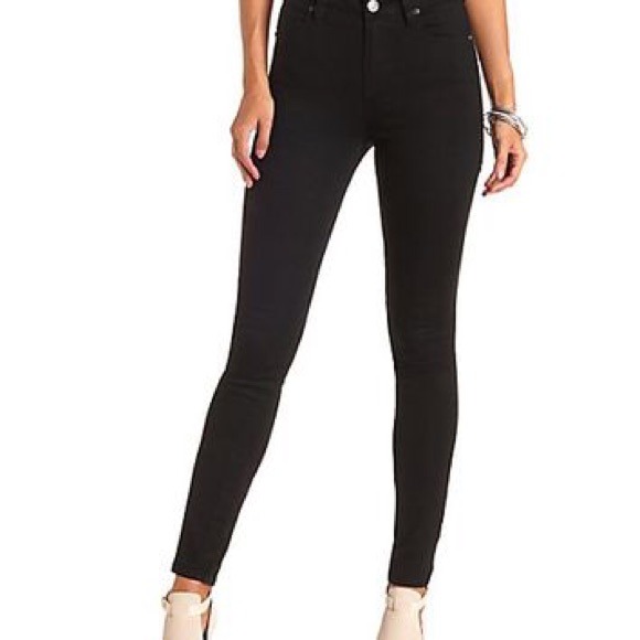 Bullhead high wasted super skinny jeans! - Picture 2 of 2