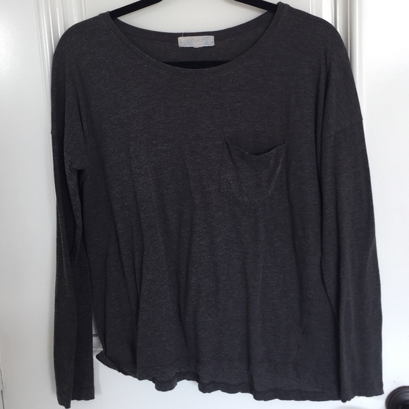 Grey long sleeved shirt