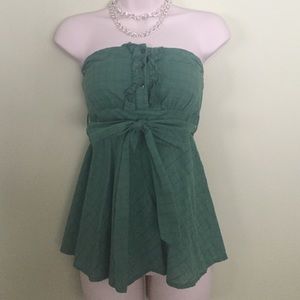 Green tube top
