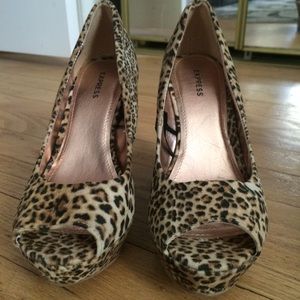 Leopard Wedges
