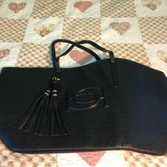 Large black BeBe tote