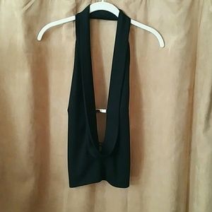 LULYK - black halter top