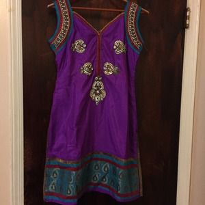 Mauve purple Salwaar kameez