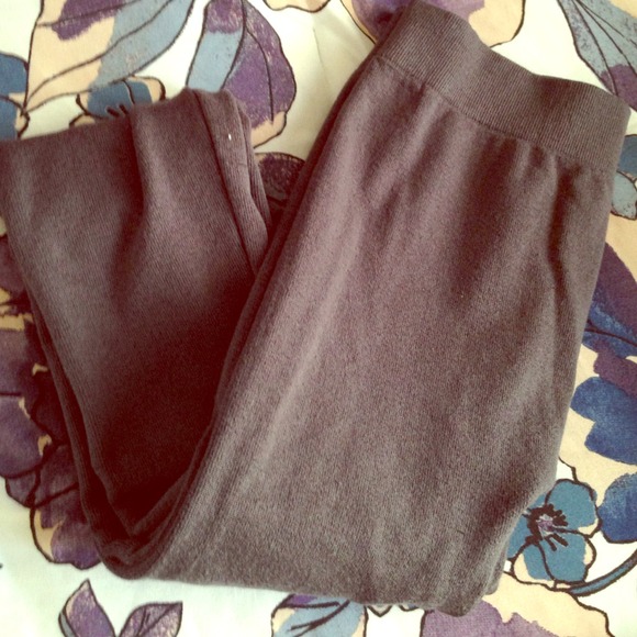 Thick Fleece Lined Leggings in Grey