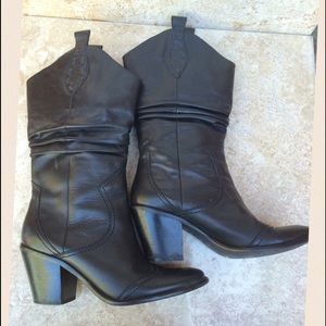 BCBGeneration Silk Boot - Black Size 7.5