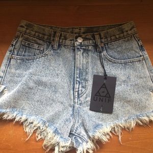 UNIF High Waisted Shorts size 26