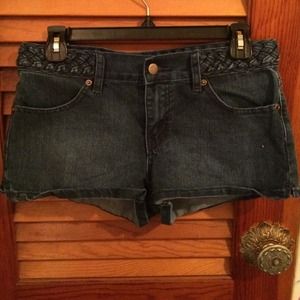 Denim shorts