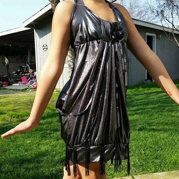 1920s flapper costume dress w/headband