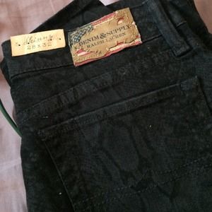 Ralph Lauren Denim & Supply - snake print pant