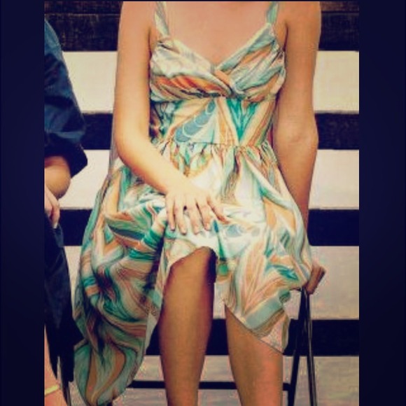 Anthropologie Dresses & Skirts - Anthropologie "Feathered Silk Dress" by Lil