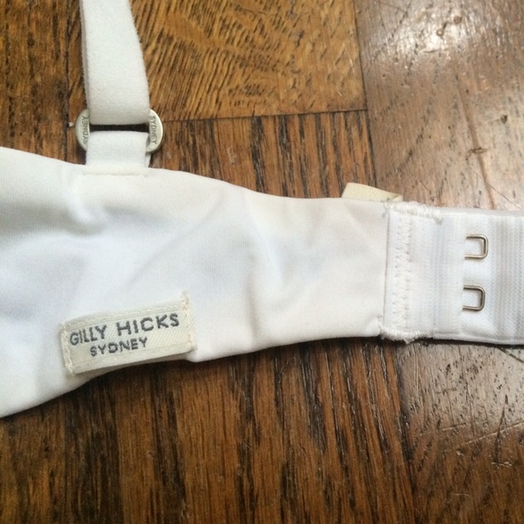 ••• White Gilly Hicks Reese Push' Em Up Bra - Picture 3 of 3