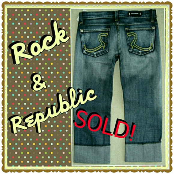 SOLD in Debbie's bundle of 3!! R & R capris jeans