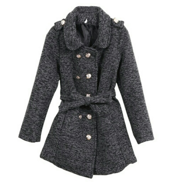 Long double breasted wool coat #4022042 - Picture 3 of 4