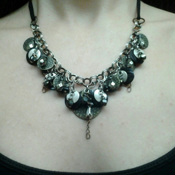 Handcrafted, Classy Tribalesque Bangle Necklace - Picture 2 of 4