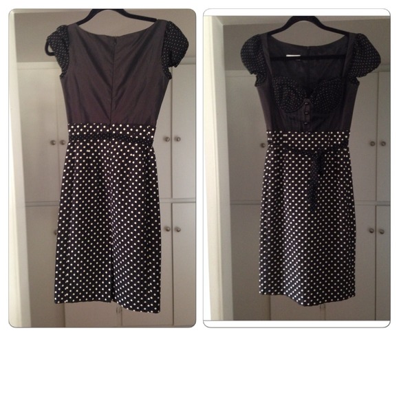Moschino Black Polka Dot Dress - Picture 2 of 4