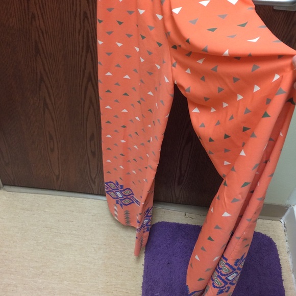 Stylebook Orange tribal themed jump suit - Picture 3 of 3