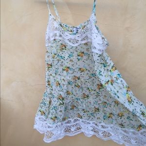 Free People Floral Tunic