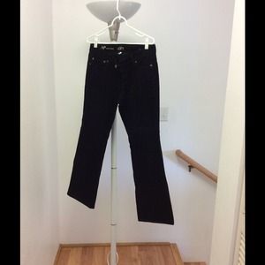 Bundle: black cords & denim jacket