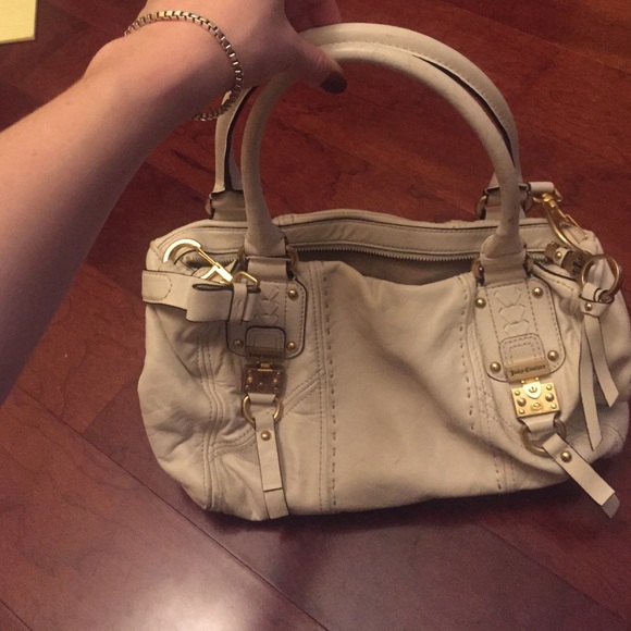 Ivory leather Juicy satchel