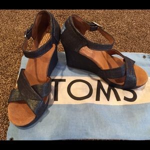 TOMS wedge heels
