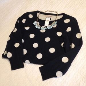 Banana Republic polka dot sweater!
