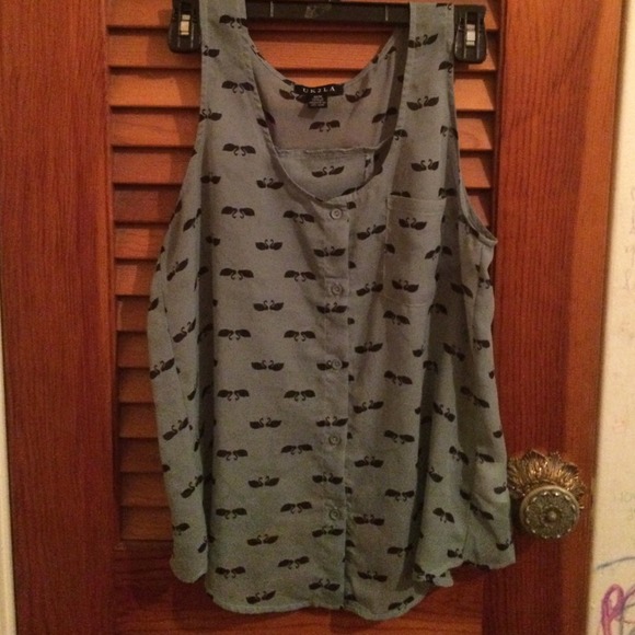 Green swan top