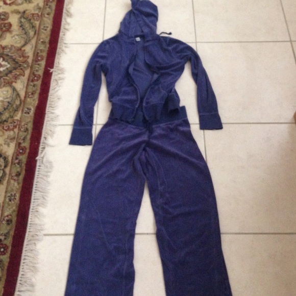 Dark blue sweat outfit