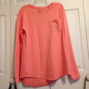 Pink southern shirt company kimmy boat neck tee!