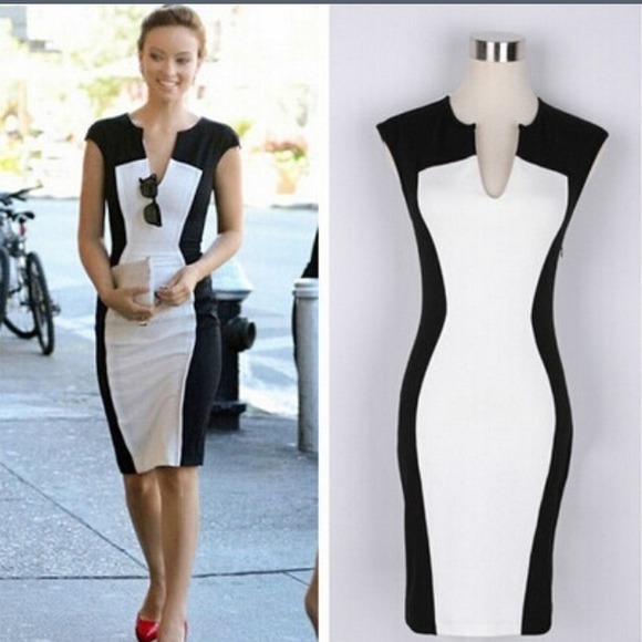 Classic silhouette color block in black and white