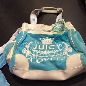 Juicy couture light blue handbag