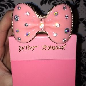 Betsey Johnson Swarovski Crystal Bow Bangle